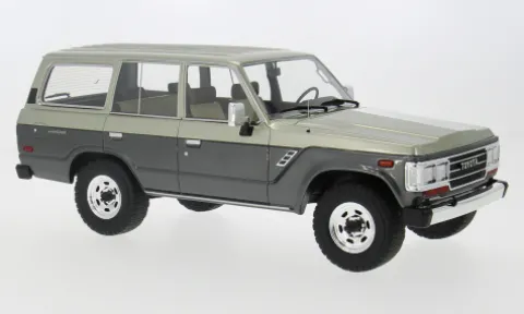 Toyota Land Cruiser (J60), silber/grau, 1987, 1:18, Lucky Step Models
