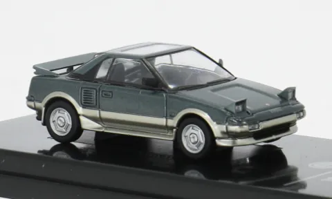 Toyota MR2 MK1, grün/gold, 1985, 1:64, Para64