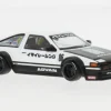 Toyota Sprinter Trueno (AE86), weiss/schwarz, Advan, 1:64, Mini GT