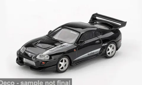 Toyota Supra MK4 (A80), schwarz, 2011, 1:64, Mini GT