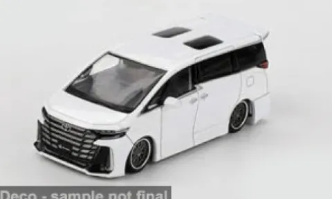 Toyota Vellfire 40, weiss, 1:64, Mini GT