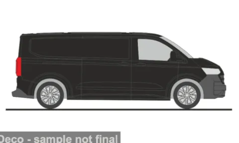 VW e-Transporter KR T7, schwarz, 1:87, Rietze