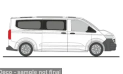 VW e-Transporter KR T7, weiss, 1:87, Rietze