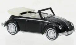 VW Käfer 1200 Cabriolet, schwarz, 1961, 1:87, Wiking