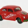 VW Käfer 1200, rot/Dekor, 1960, 1:87, Wiking