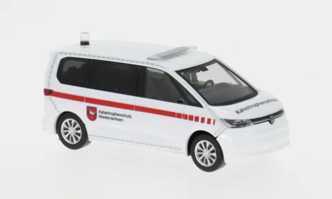 VW Multivan, weiss, 2022, Katastrophenschutz Niedersachsen, 1:87, Herpa