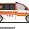VW T6.1, ASB Südhessen - Baby - Notarzt - System, 1:87, Rietze