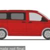 VW T7 Caravelle, rot, 1:87, Rietze