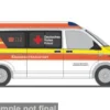 VW T6, DRK KV Zollernalb, Balingen, 1:87, Rietze