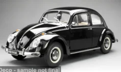 VW Beetle Saloon, schwarz, 1961, 1:12, Sun Star