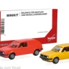 VW 2er Set: Golf II, orange/gelb, 1:87, Herpa MiniKit