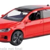 VW Golf A7 GTi, rot/schwarz, 2017, 1:43, Motormax