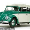 VW Käfer Cabriolet, dunkelgrün, 1949, 1:12, Sun Star