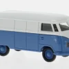 VW T1a Kasten, hellgrau/blau, 1950, 1:87, Brekina