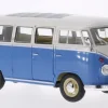 VW T1 Bus, blau/weiss, 1963, 1:24, Welly