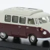 VW T1 Camper, dunkelrot/beige, 1:76, Oxford