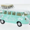 VW T1 Camper, türkis/Dekor, Just Married, 1:43, Corgi