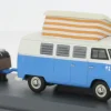 VW T1 Campingbus, blau/weiss, 1:43, Schuco