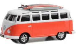 VW T1 Samba Bus, rot/weiss, 1964, 1:64, Greenlight