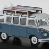 VW VW T1 Samba Bus/Surfboards, blau, 1:76, Oxford