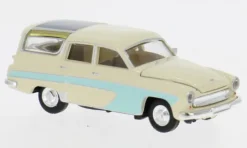 Wartburg 311 Camping, hellbeige/hellblau, 1959, 1:87, Brekina