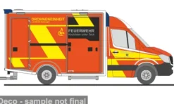 Wietmarscher Ambulanzfahrzeug - Design RTW, 2018, FW Kirchheim unter Teck, Drohneneinheit, 1:87, Rietze
