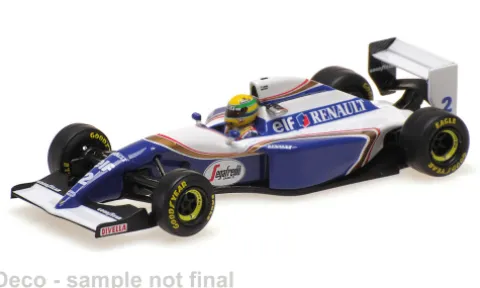 Williams Renault FW16, Formel 1, GP Pacific, 1994, Rothmans Williams Renault, #2, A.Senna, 1:64, Minichamps